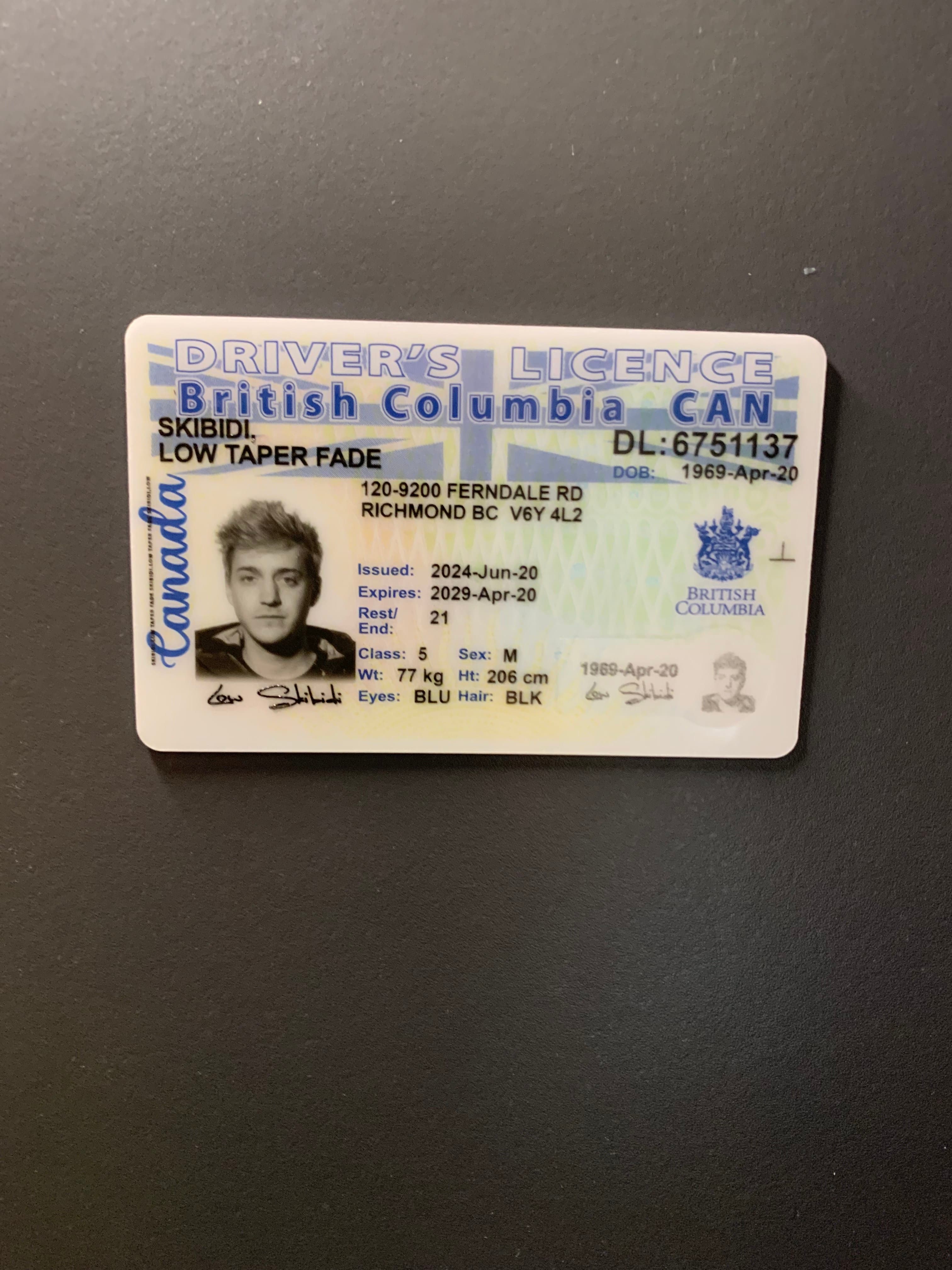 CANADA BRITISH COLUMBIA PREMIUM *+$100 CAD*
